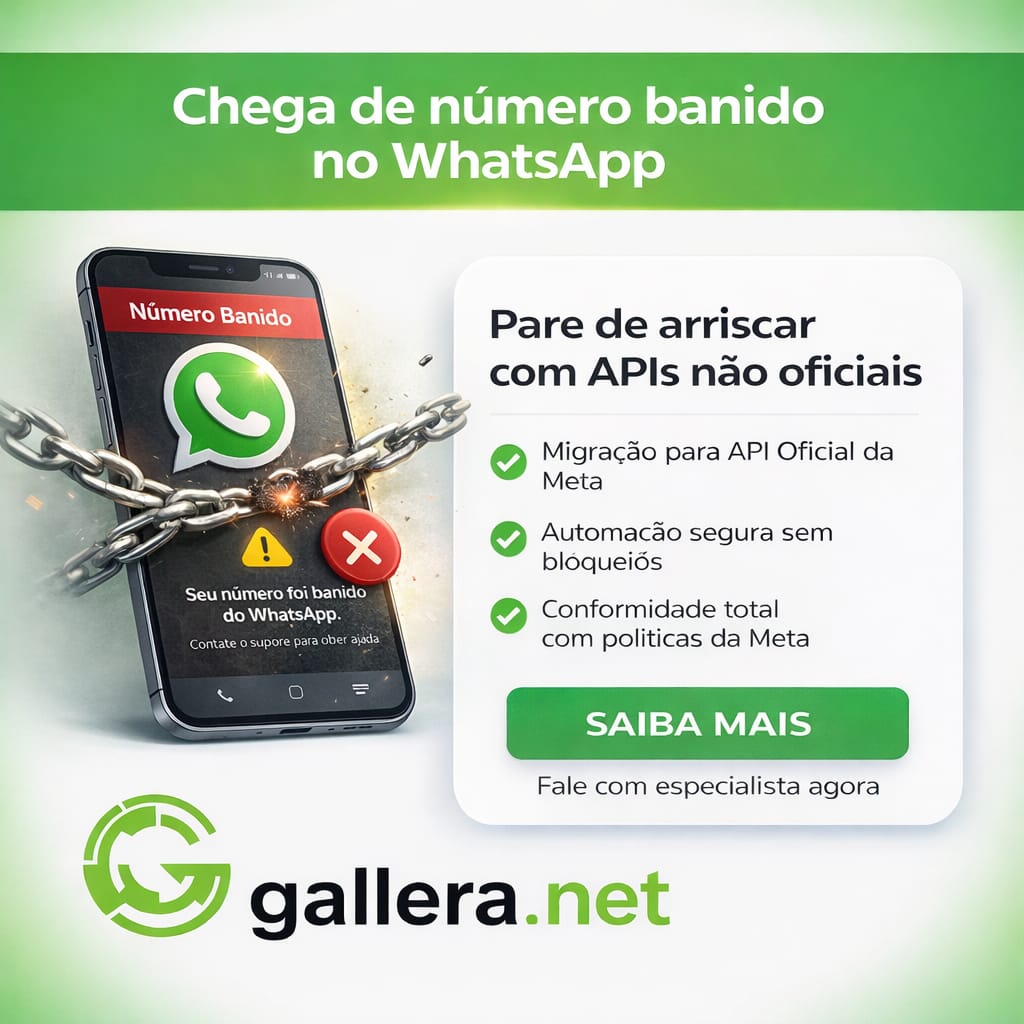 API Oficial do WhatsApp - Gallera.net
